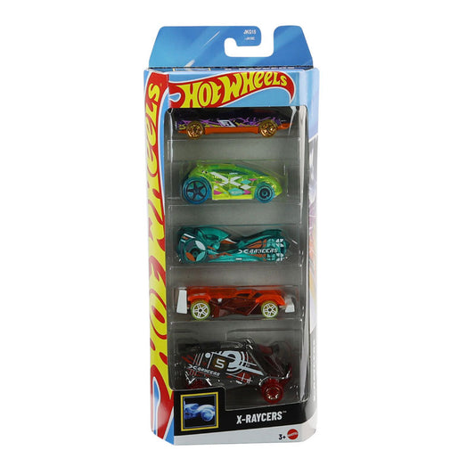 Hot Wheels Set Mattel X-Raycers 5-Pack Diecast Vehicles (1806)