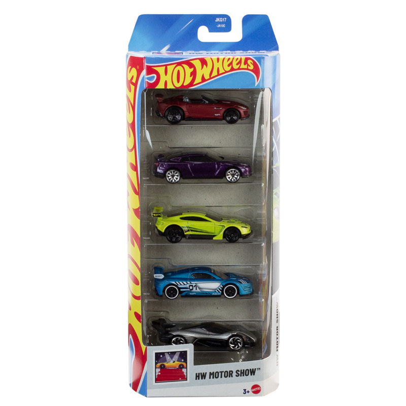 Hot Wheels Set Mattel HW Motor Show 5 Pack JKG17 (1806)