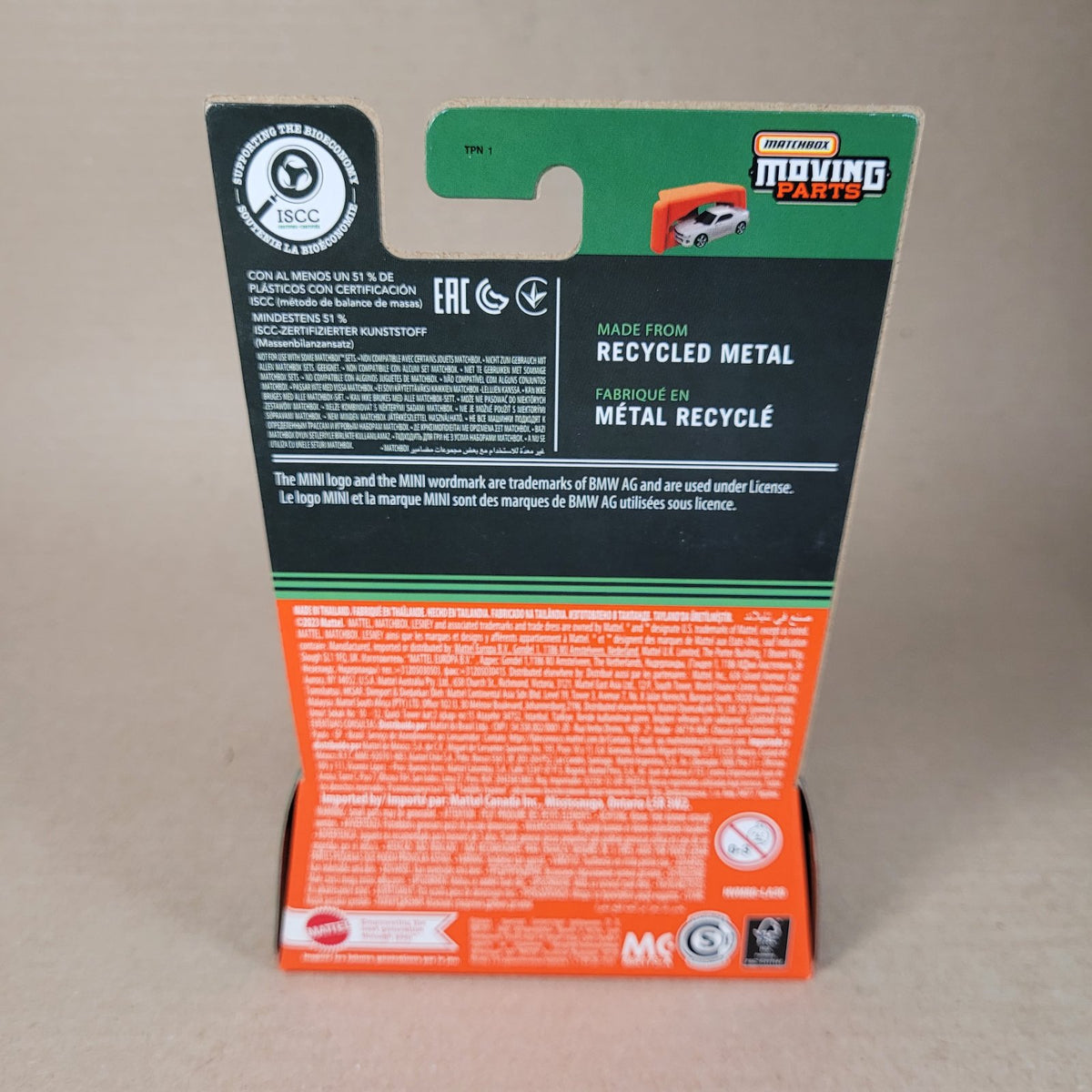 Matchbox 2022 Mini Cooper SE – Moving Parts 2024