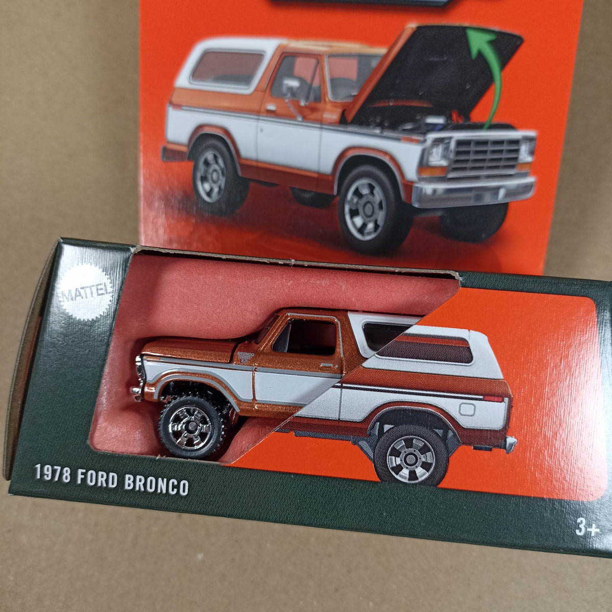 Matchbox Moving Parts 1978 Ford Bronco  2025 Orange White
