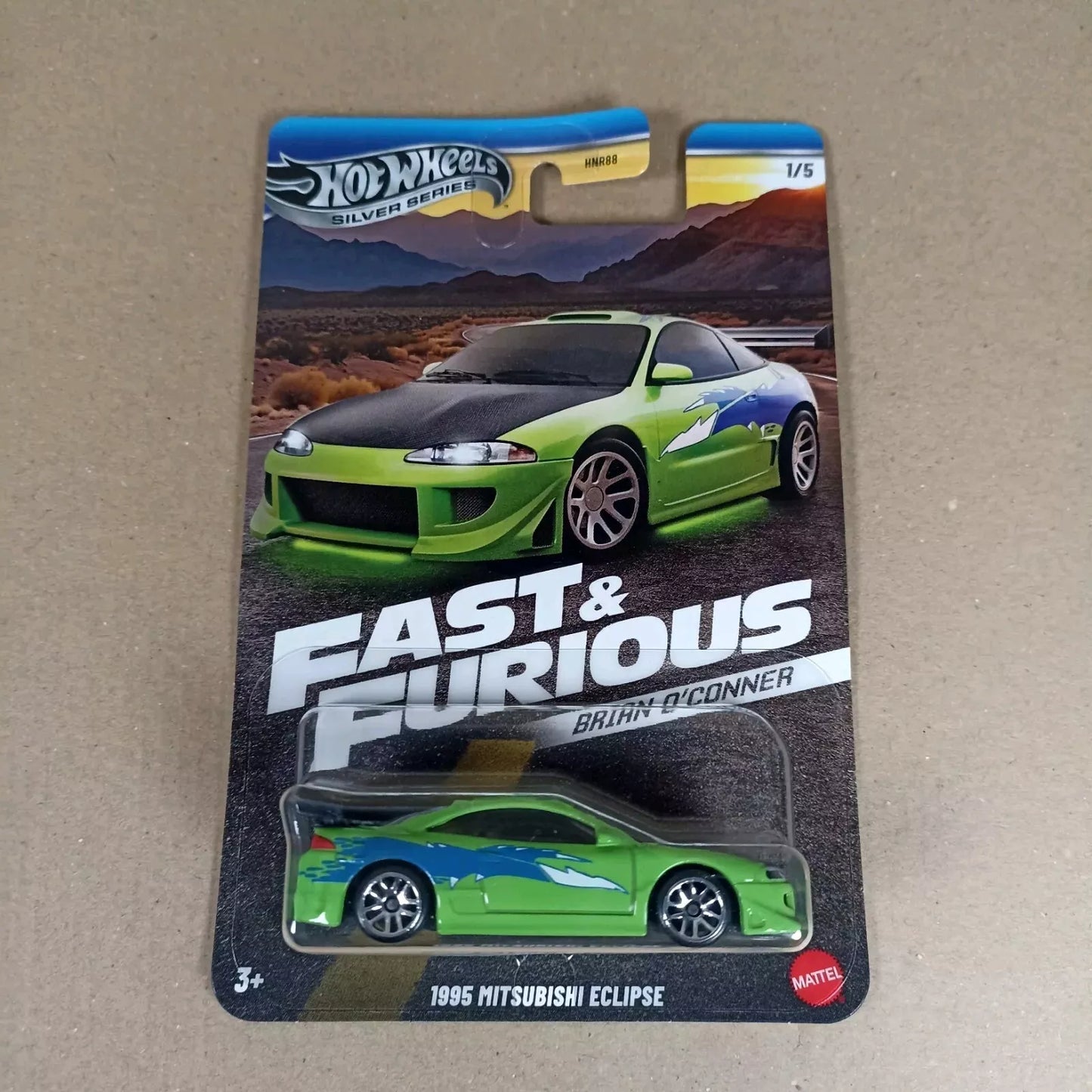 Hot Wheels Fast And Furious Brian O'Conner New Full Set - Supra Eclipse Skyline HNR88