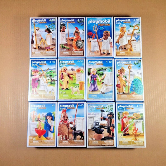Playmobil History Greek Gods Mythology Full Set 12 With Boxes