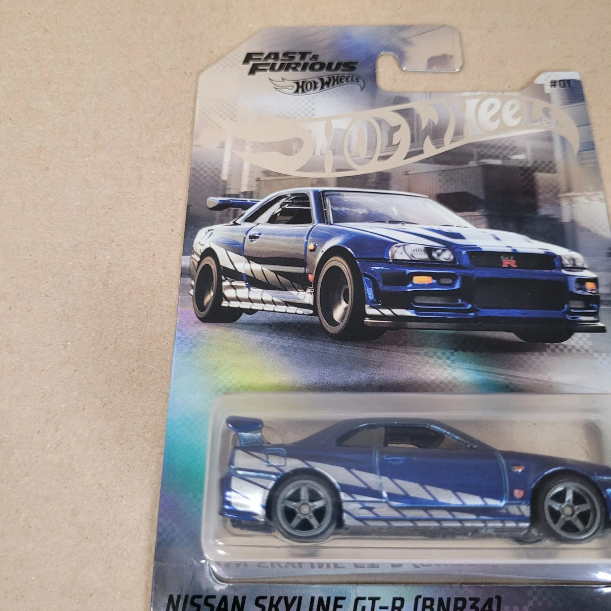 Hot Wheels NFTGarage Fast And Furious Nissan Skyline GT-R BNR34