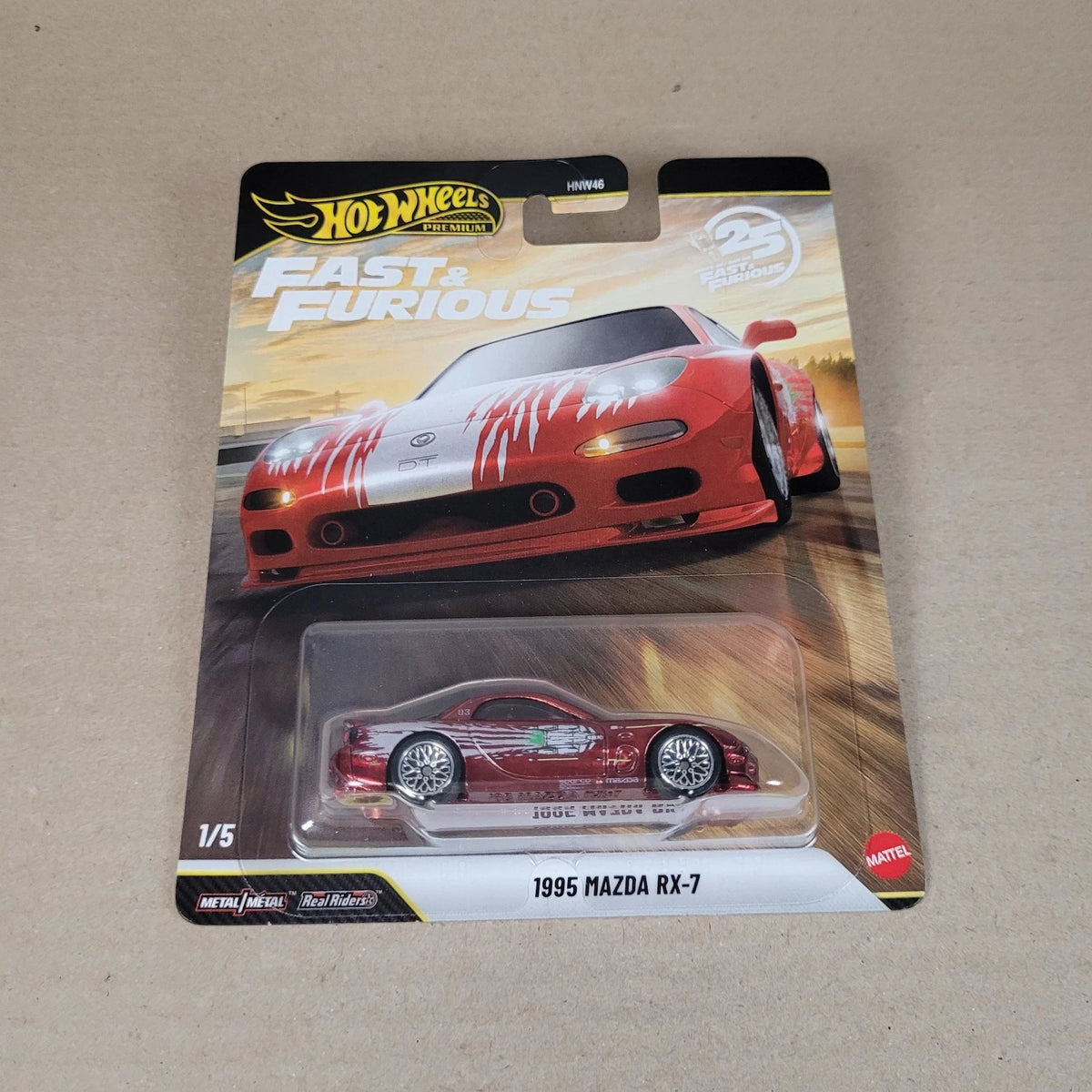 Hot Wheels 2026 Fast and Furious Premium 1995 Mazda RX-7 Chase Red