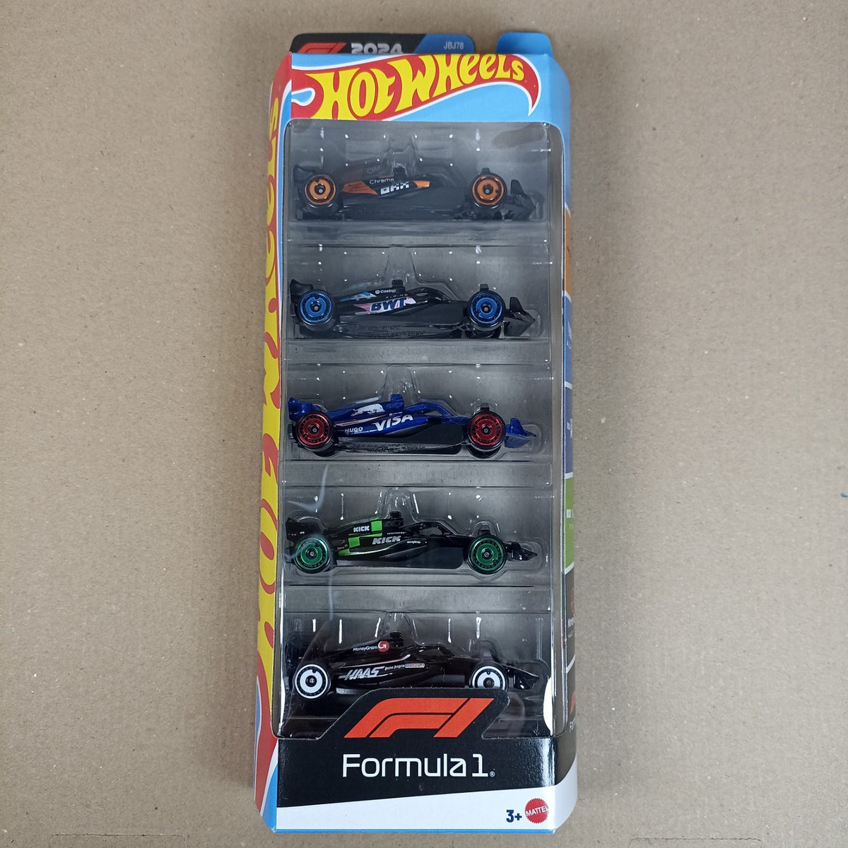 Hot Wheels 5-Pack Formula 1 F1 McLaren Alpine Sauber Haas – Auf Lager