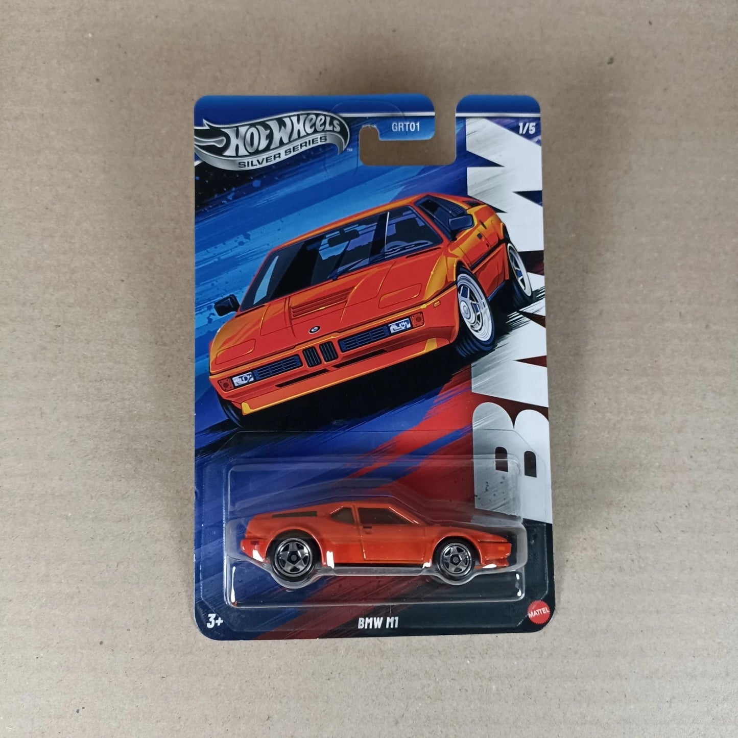 Hot Wheels BMW 2025 Silver Series Complete Set Of 5 M1 M2 M3 M4 M5 GRT01