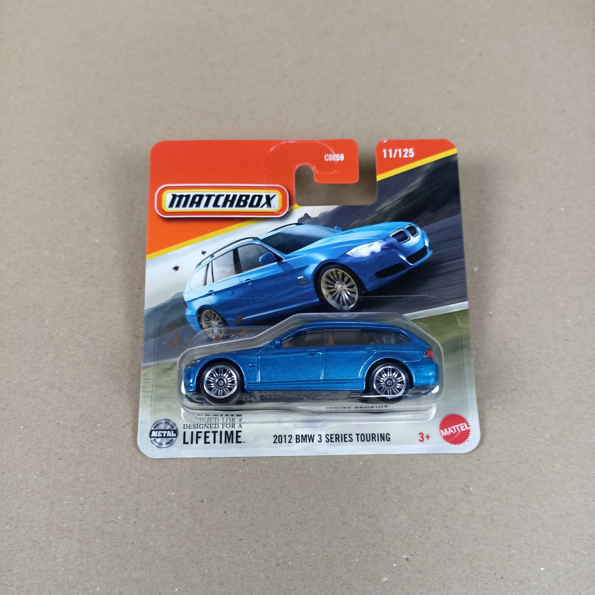 Matchbox Blue 2012 BMW 3 Series Touring Blue #11 2025 Short Card