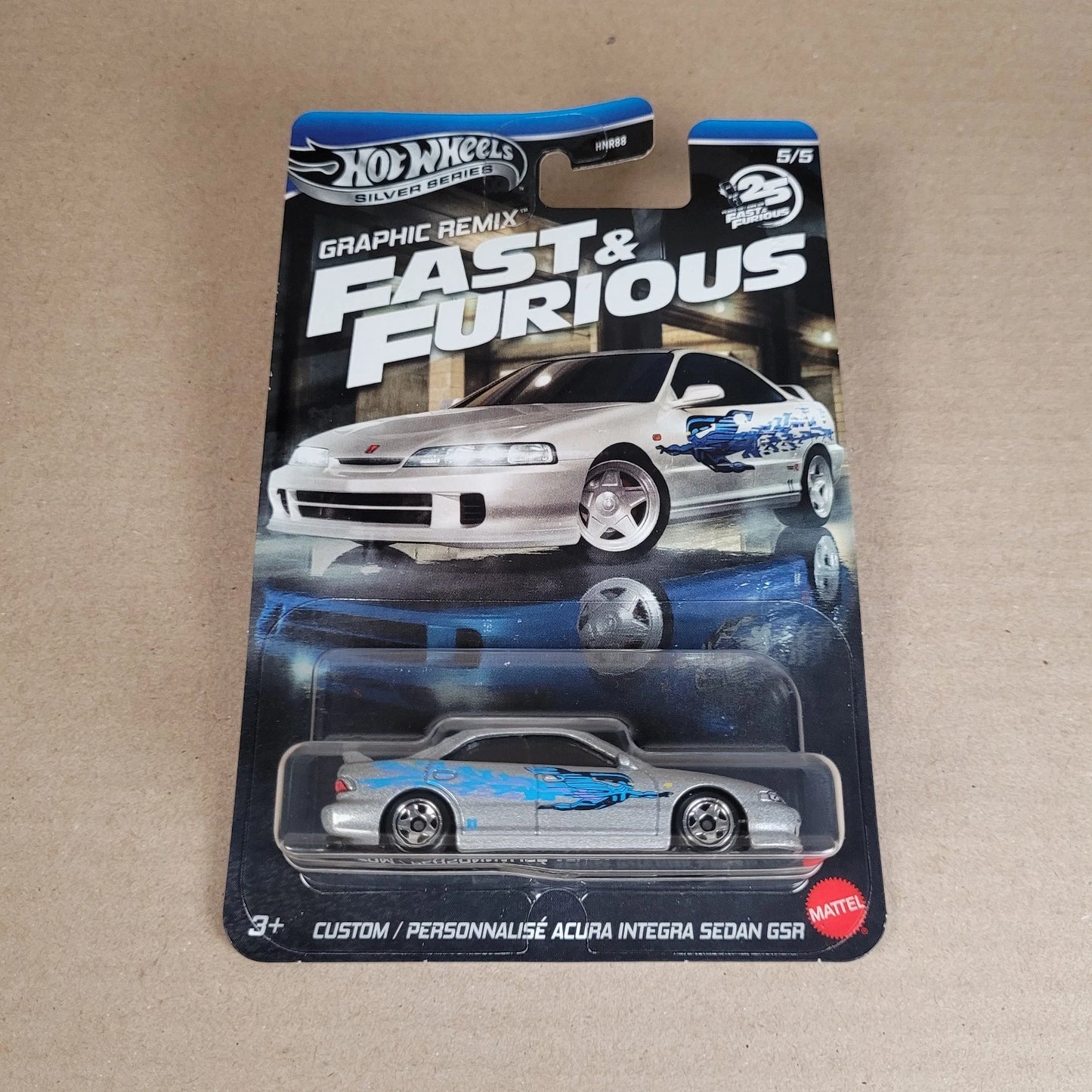 Hot Wheels Fast And Furious 2025 Graphic Remix New Full Set - Honda Lancer VW Nissan Acura HNR88