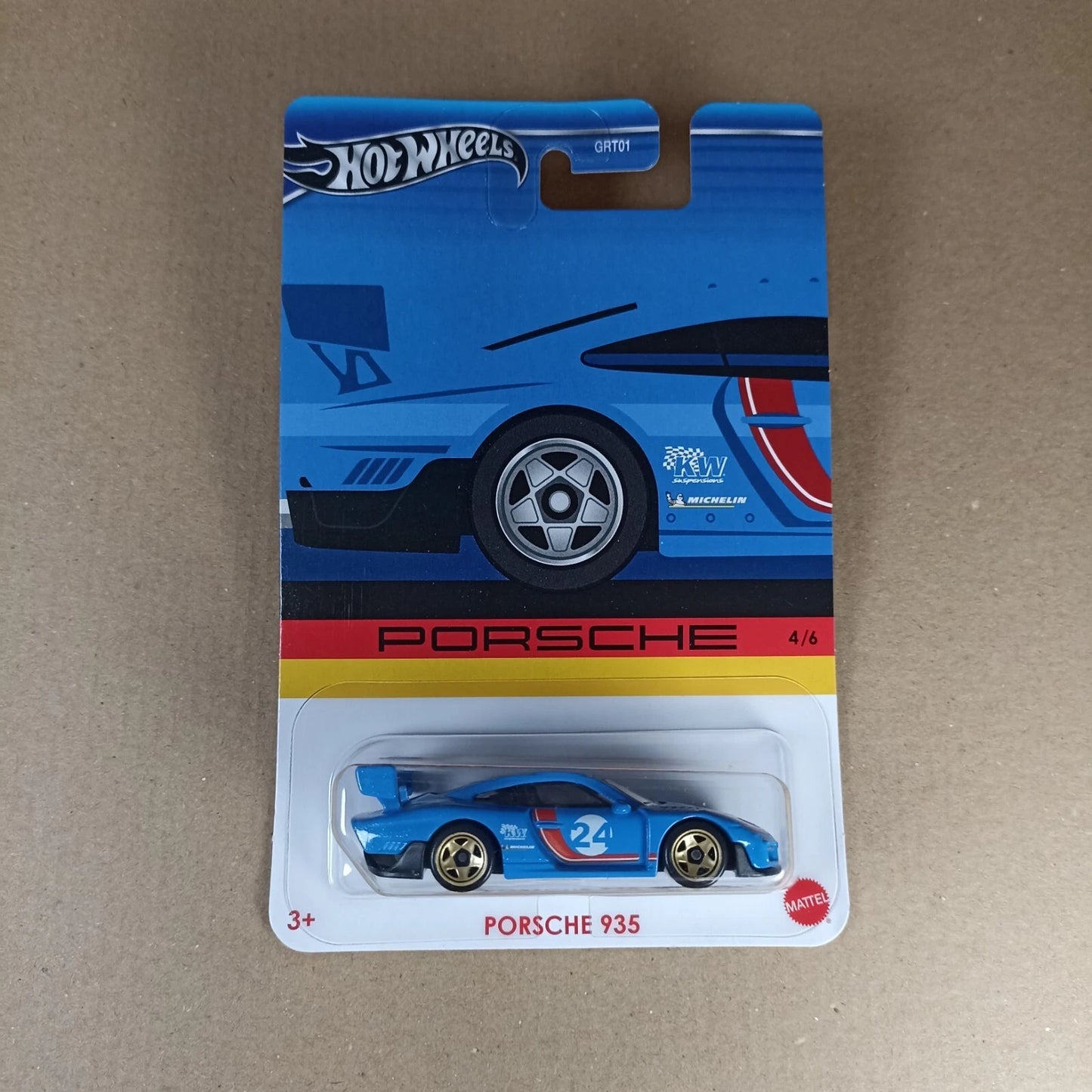 2024 Hot Wheels Porsche Set 5 Cars 911 935 718 356 944 Silver Series GTR01