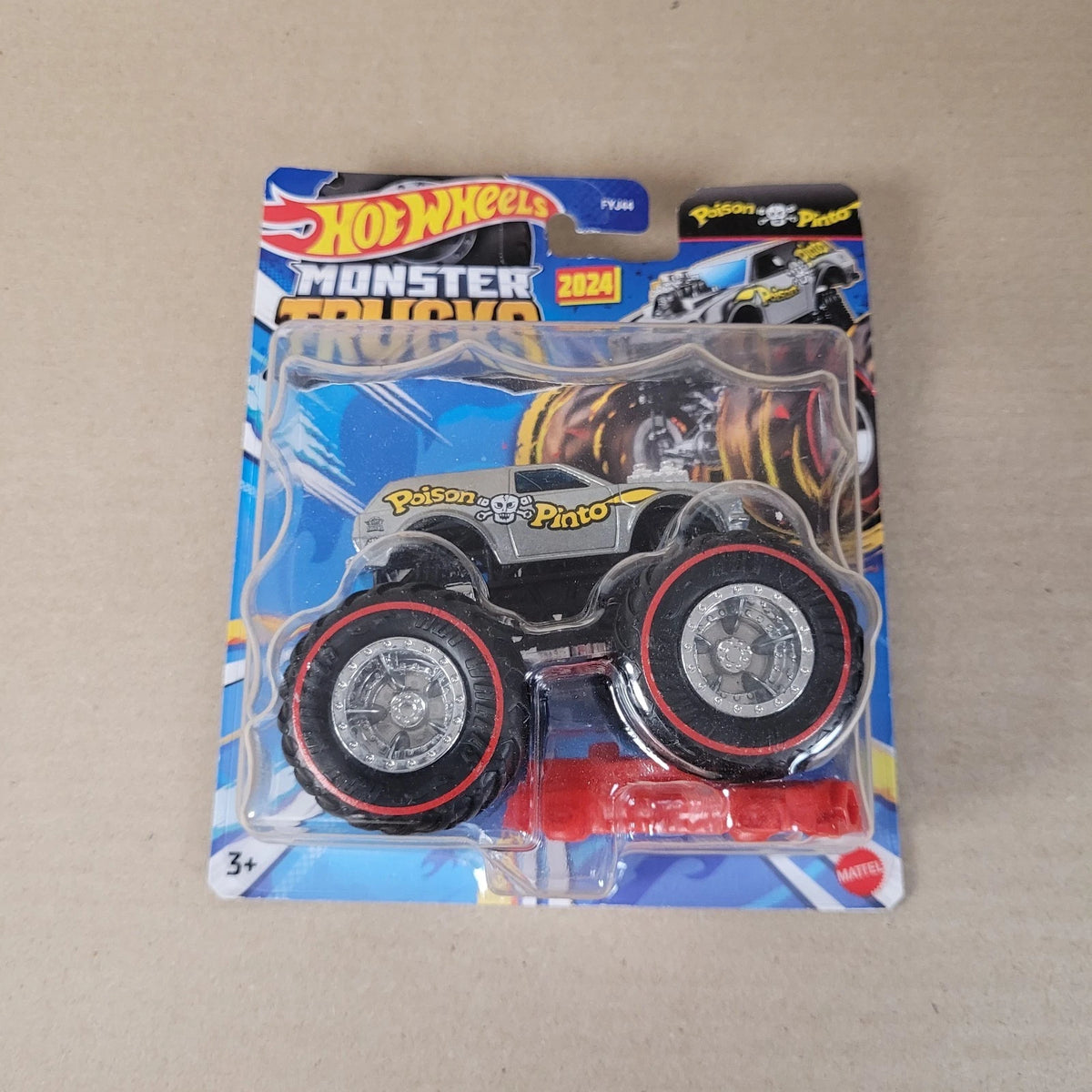 2024 Hot Wheels Treasure Hunt Poison Pinto Monster Trucks 2024 Chrome