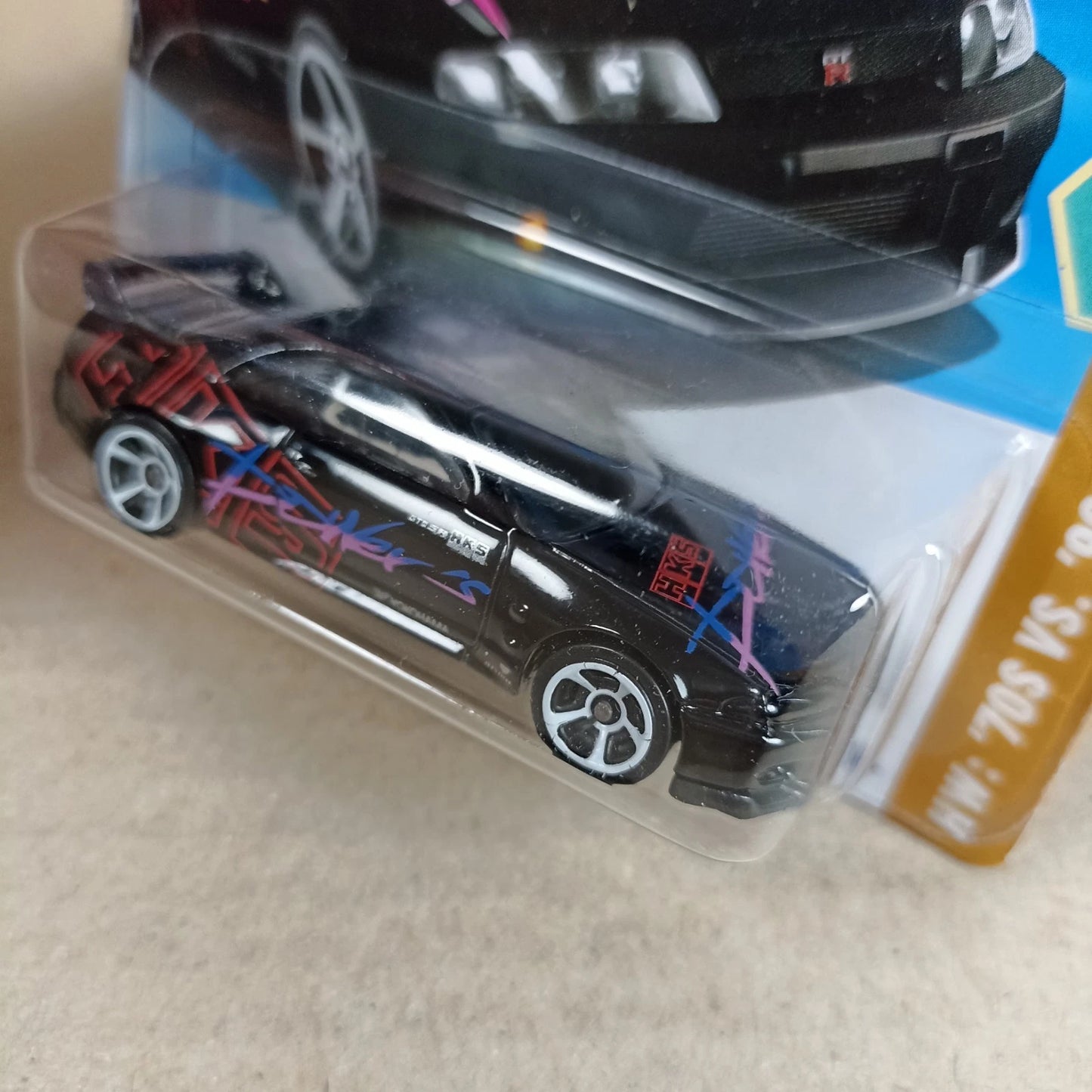 2025 Hot Wheels Nissan Skyline GT-R BCNR33 R33 black Short Card