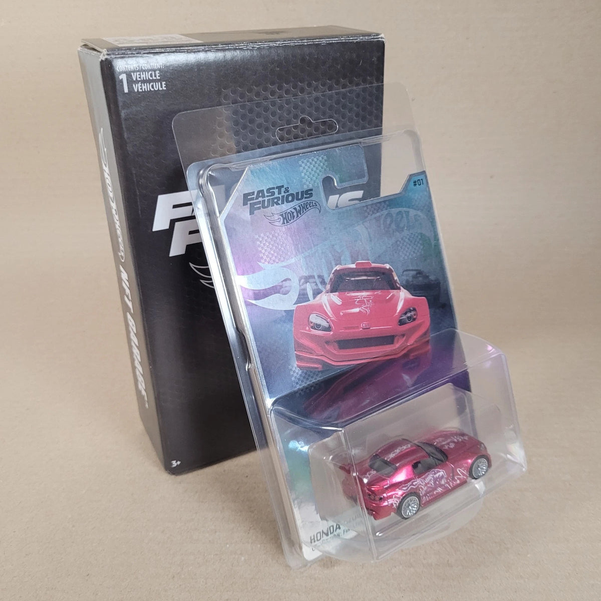 Hot Wheels NFTGarage Fast And Furious Nissan Honda S2000 Pink Spectraflame