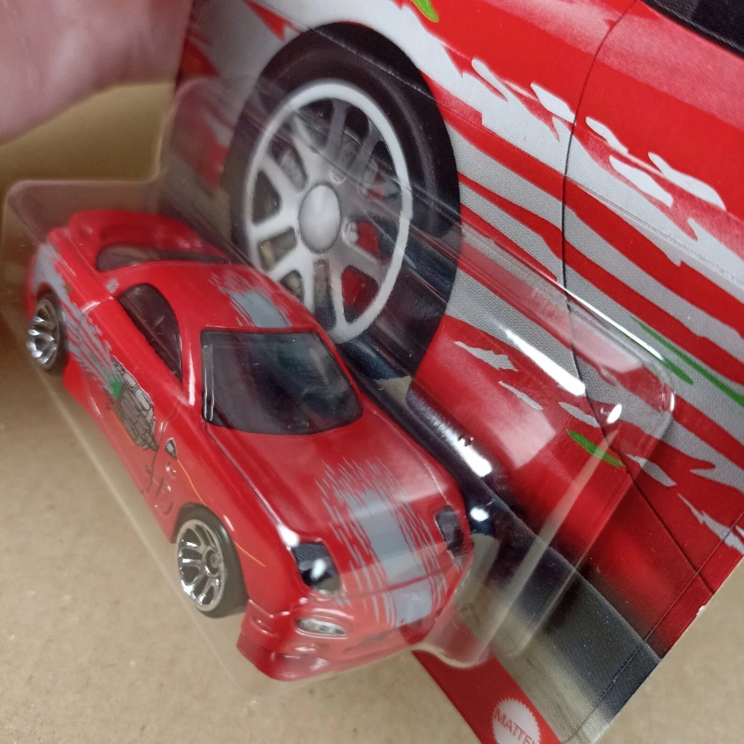 Hot Wheels Fast & Furious Dominic Toretto 1995 Mazda RX-7 2024 Red