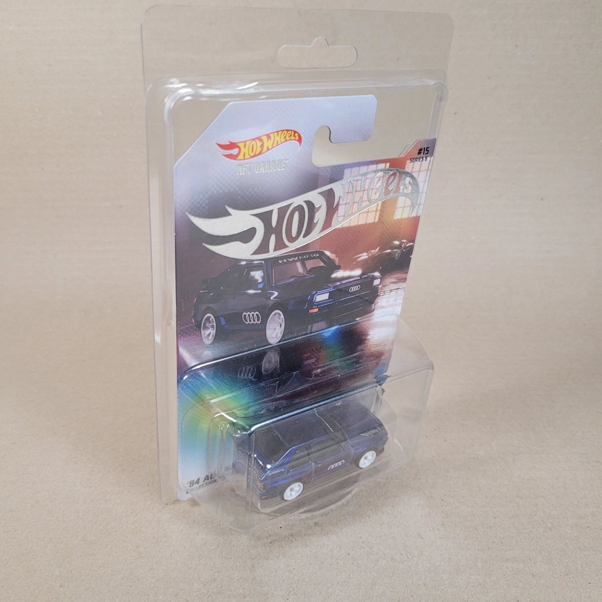 Hot Wheels NFTGarage 84 Audi Sports Quattro Blue