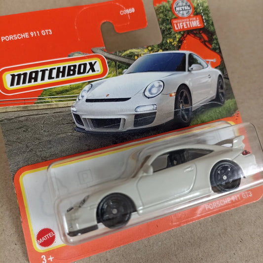 2024 Matchbox Porsche 911 GT3 #73 White Short Card