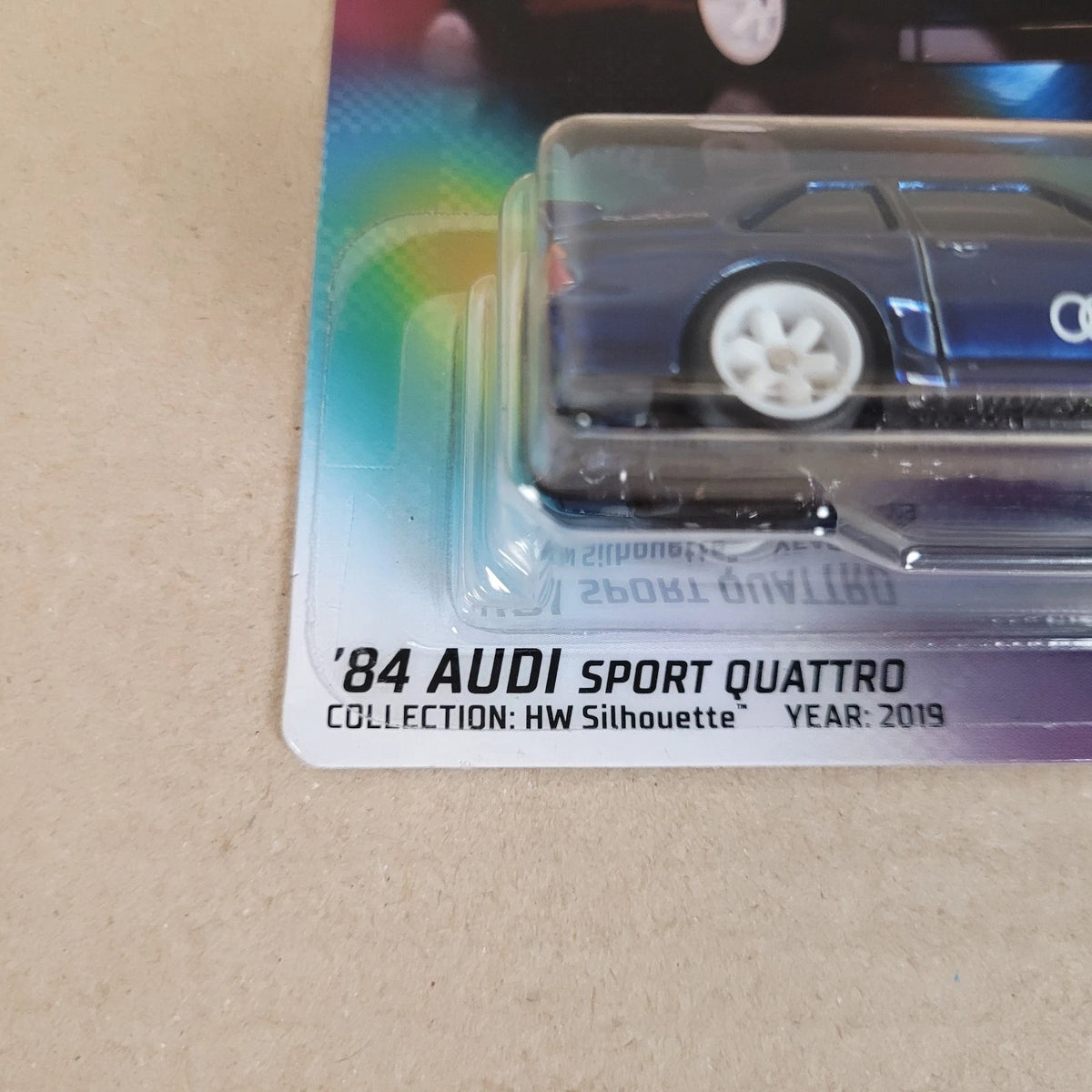 Hot Wheels NFTGarage 84 Audi Sports Quattro Blue