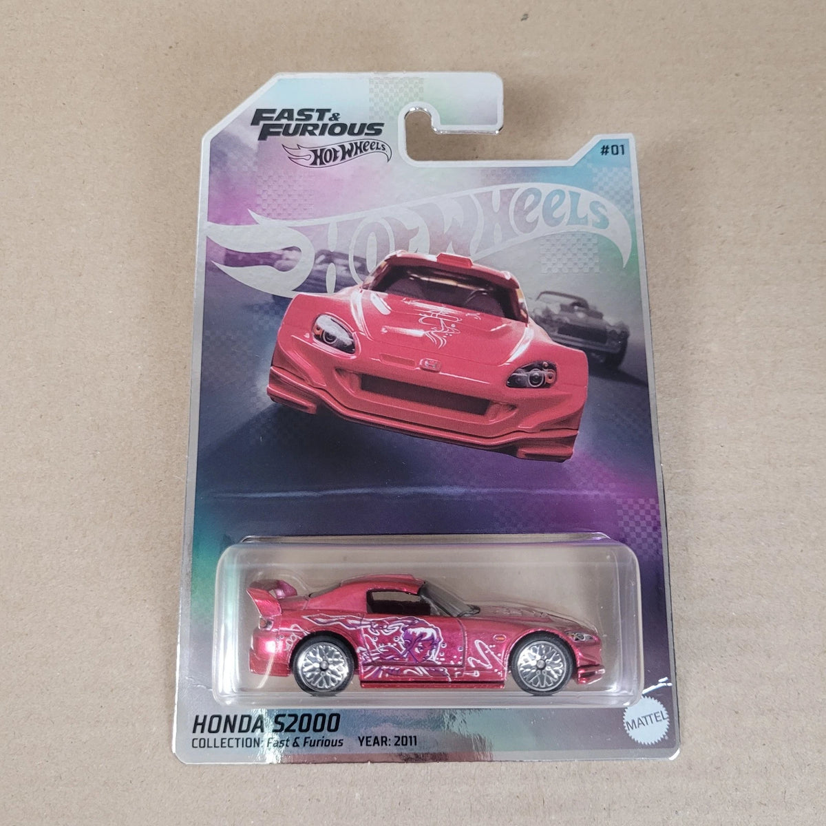Hot Wheels NFTGarage Fast And Furious Nissan Honda S2000 Pink Spectraflame