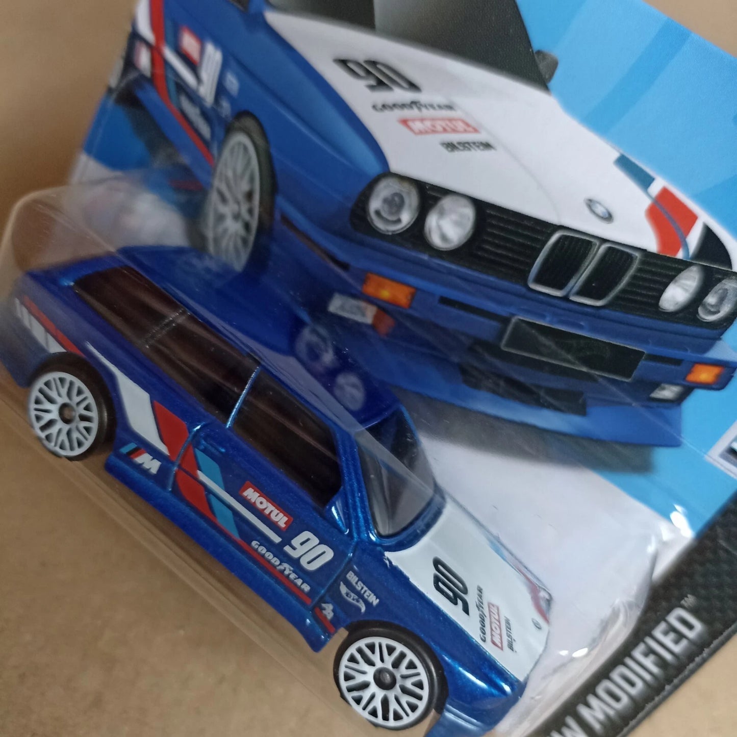 2024 Hot Wheels BMW M3 Wagon 138/250 Blue Short Card