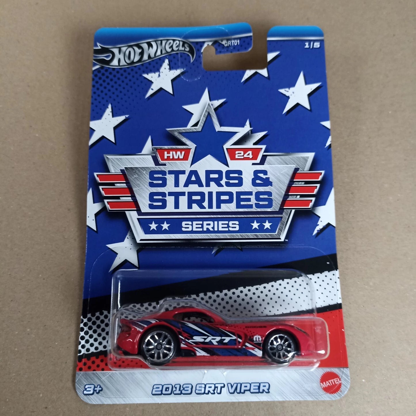 Hot Wheels Stars And Stripes Series - 2024 - Complete Full Set Of 5 GRT01