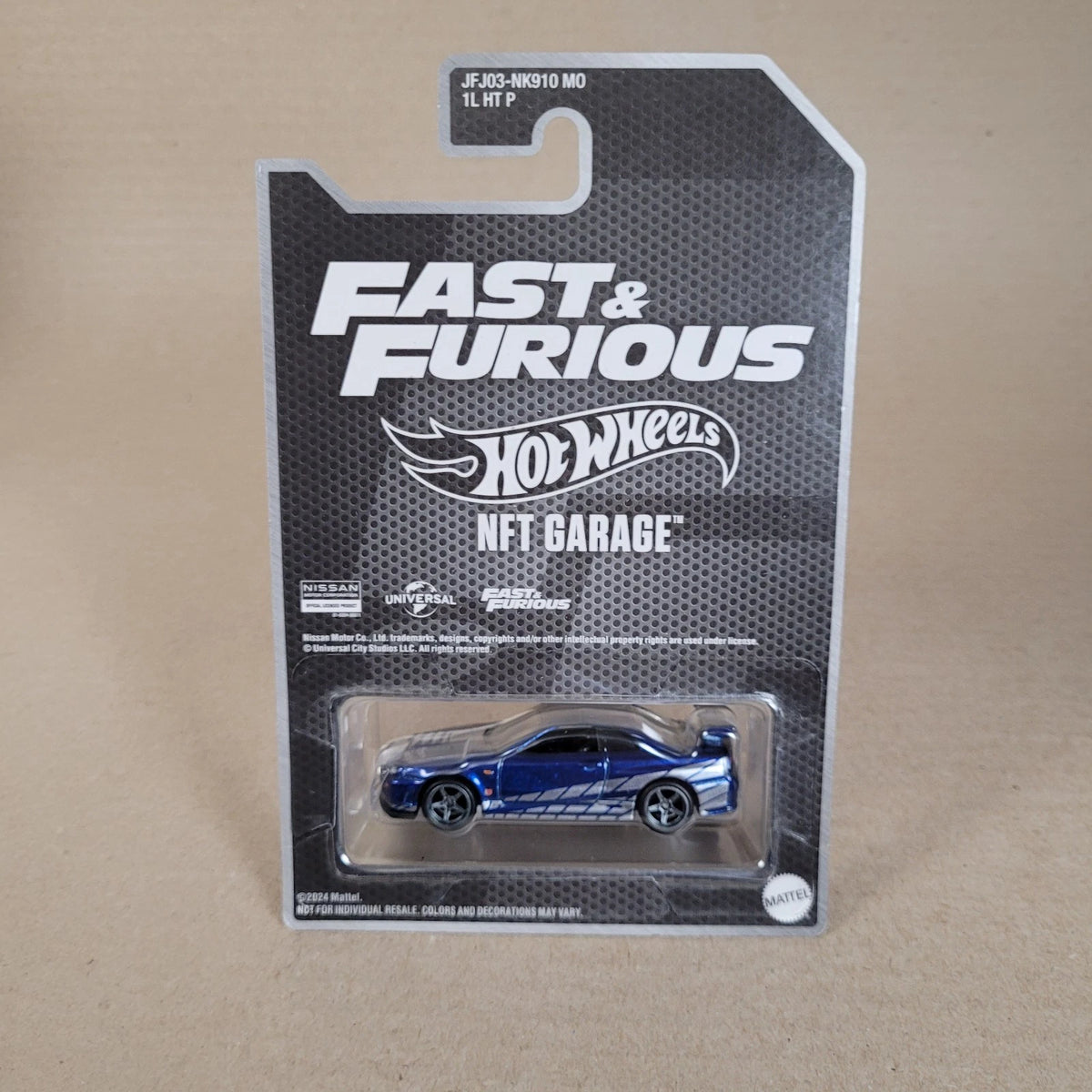 Hot Wheels NFTGarage Fast And Furious Nissan Skyline GT-R BNR34