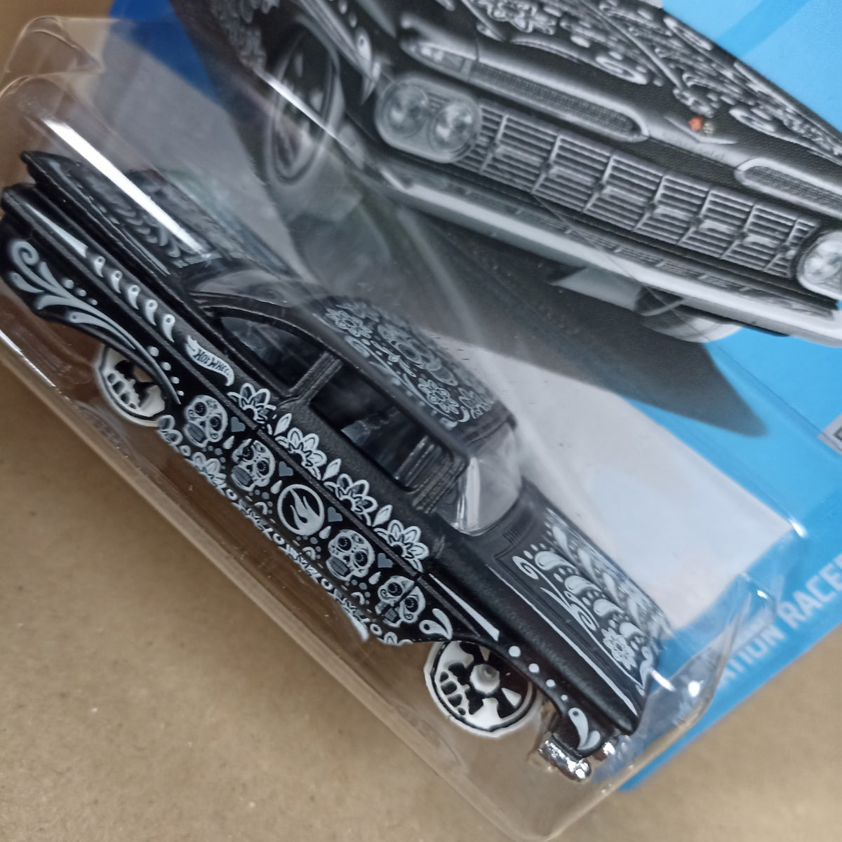 2024 Hot Wheels 59 Chevy Impala Black Treasure Hunt Short Card