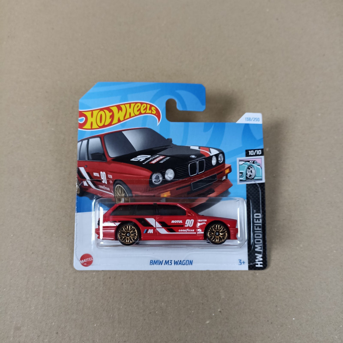 Hot Wheels BMW M3 Wagon Red HW Modified Short Card 2024