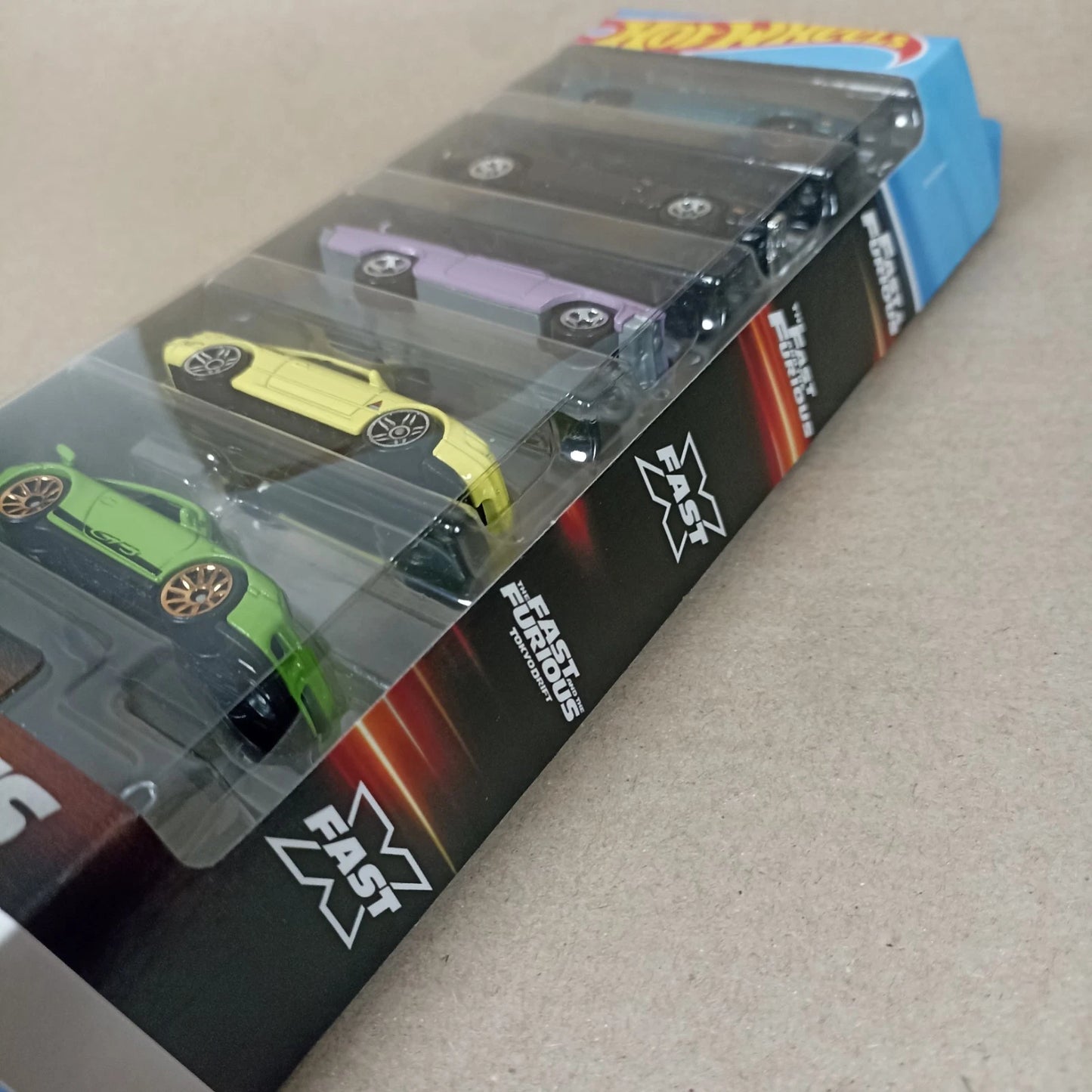 2025 Hot Wheels Fast And Furious 5 Pack GT3 RS Silvia Charger Impala Cuda