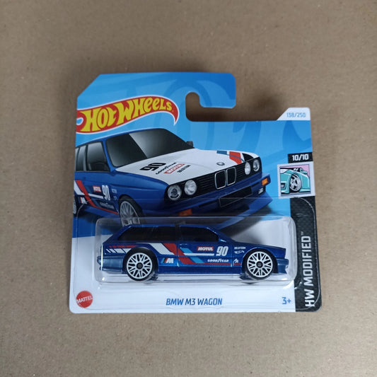 2024 Hot Wheels BMW M3 Wagon 138/250 Blue Short Card