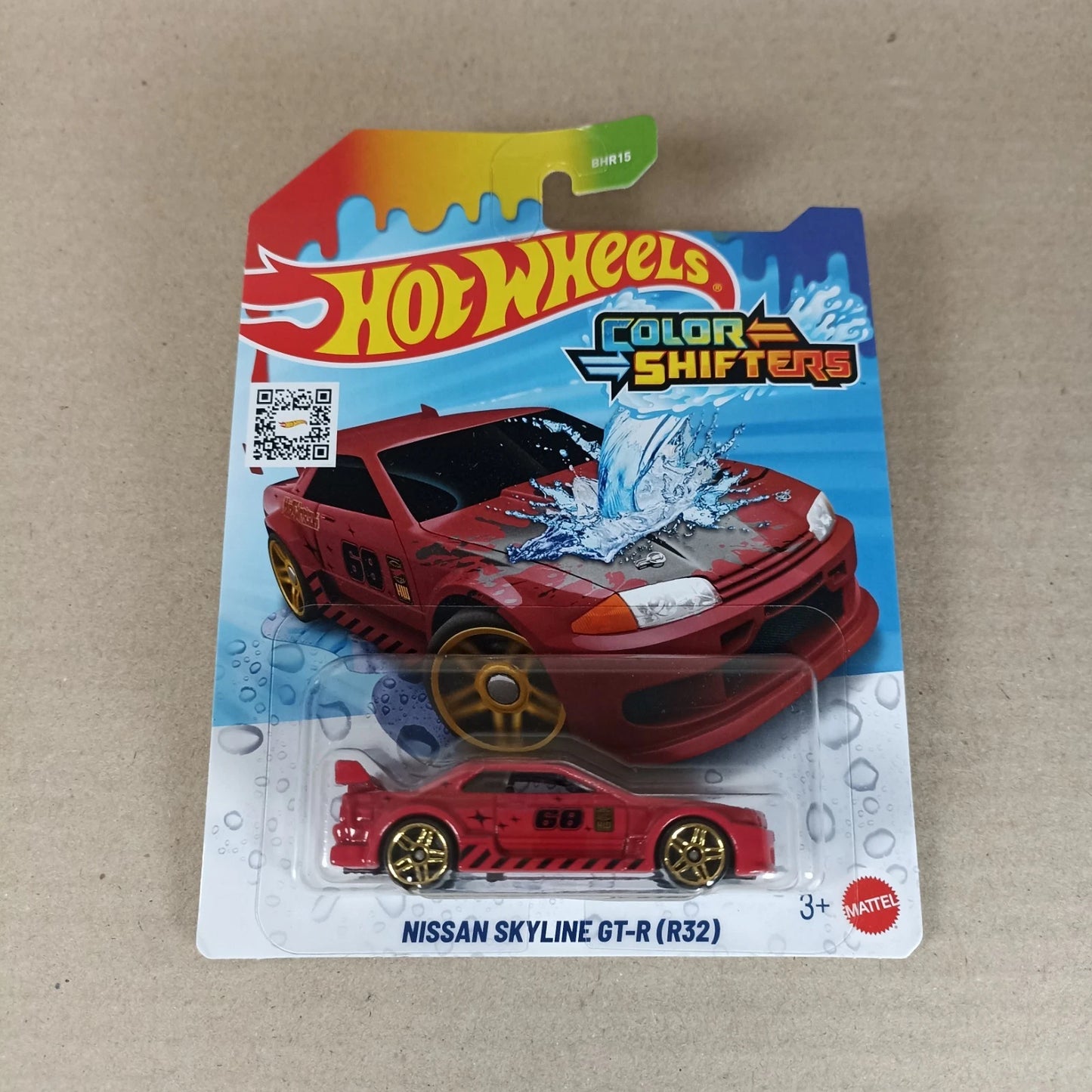 Hot Wheels 2025 Color Shifters Nissan Skyline GT-R (R32) Red Color Changer