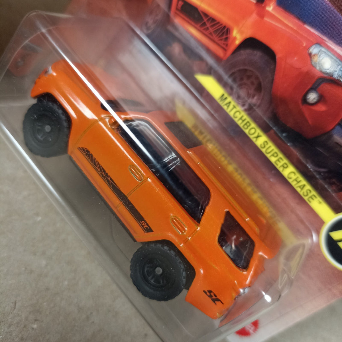 Matchbox Toyota 4Runner Super Chase 2025 Short Card - ** Not Perfect Card **