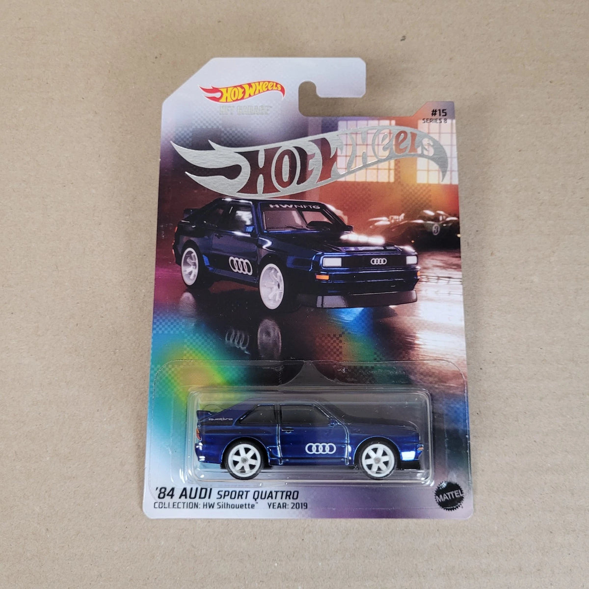 Hot Wheels NFTGarage 84 Audi Sports Quattro Blue