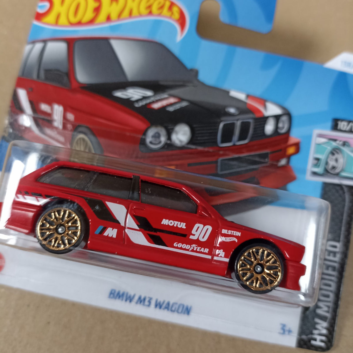 Hot Wheels BMW M3 Wagon Red HW Modified Short Card 2024