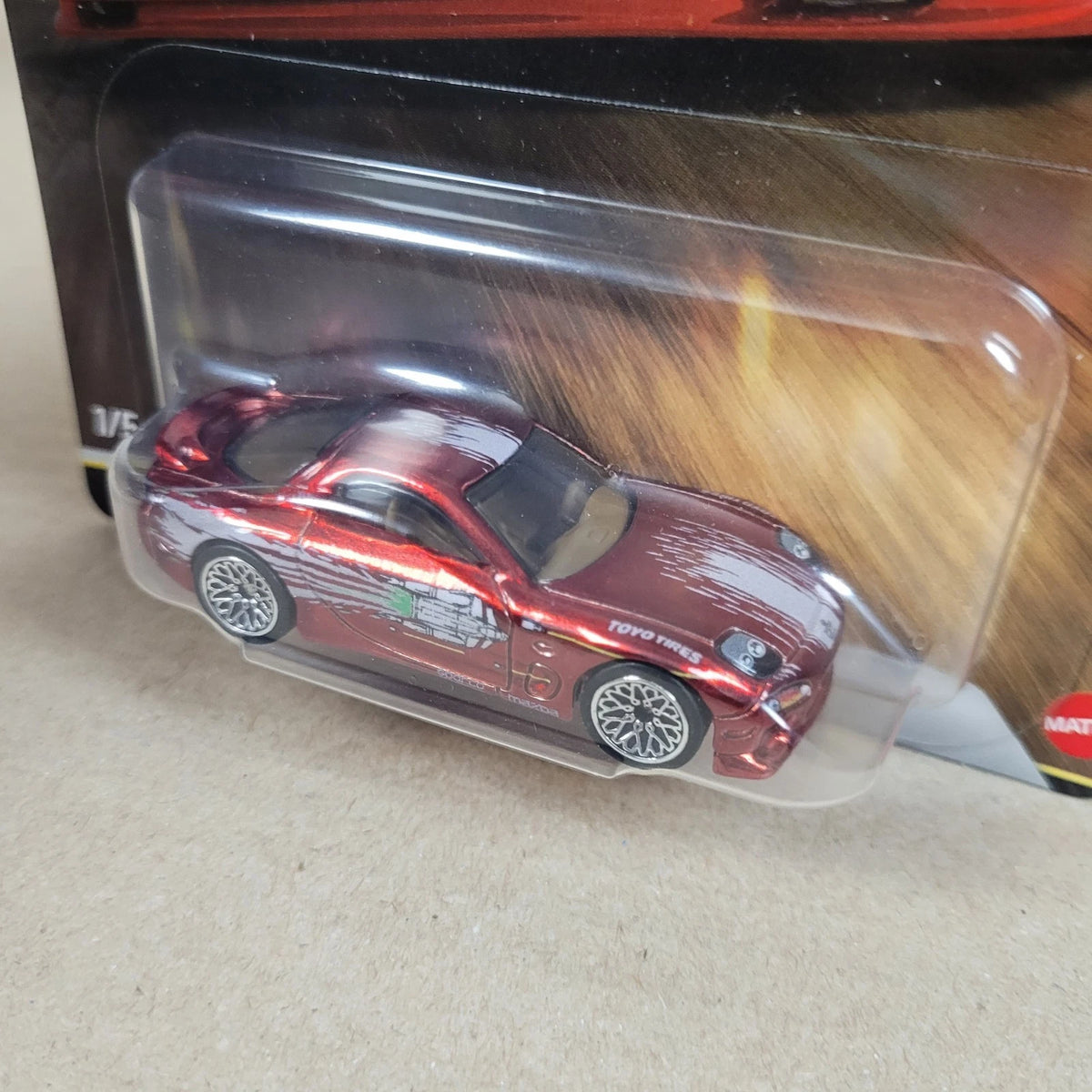 Hot Wheels 2026 Fast and Furious Premium 1995 Mazda RX-7 Chase Red