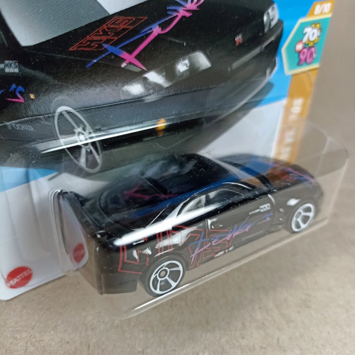 2025 Hot Wheels Nissan Skyline GT-R BCNR33 R33 black Short Card