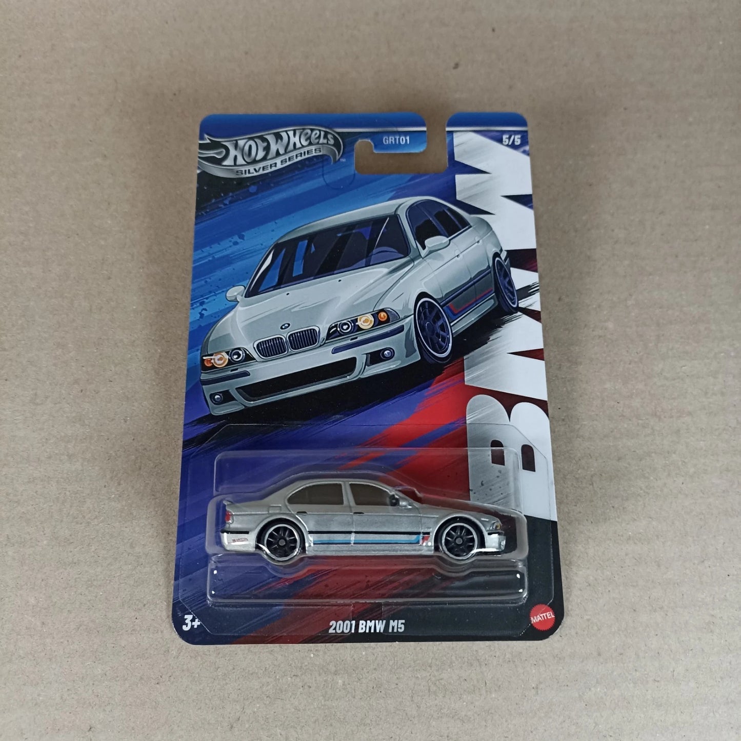 Hot Wheels BMW 2025 Silver Series Complete Set Of 5 M1 M2 M3 M4 M5 GRT01