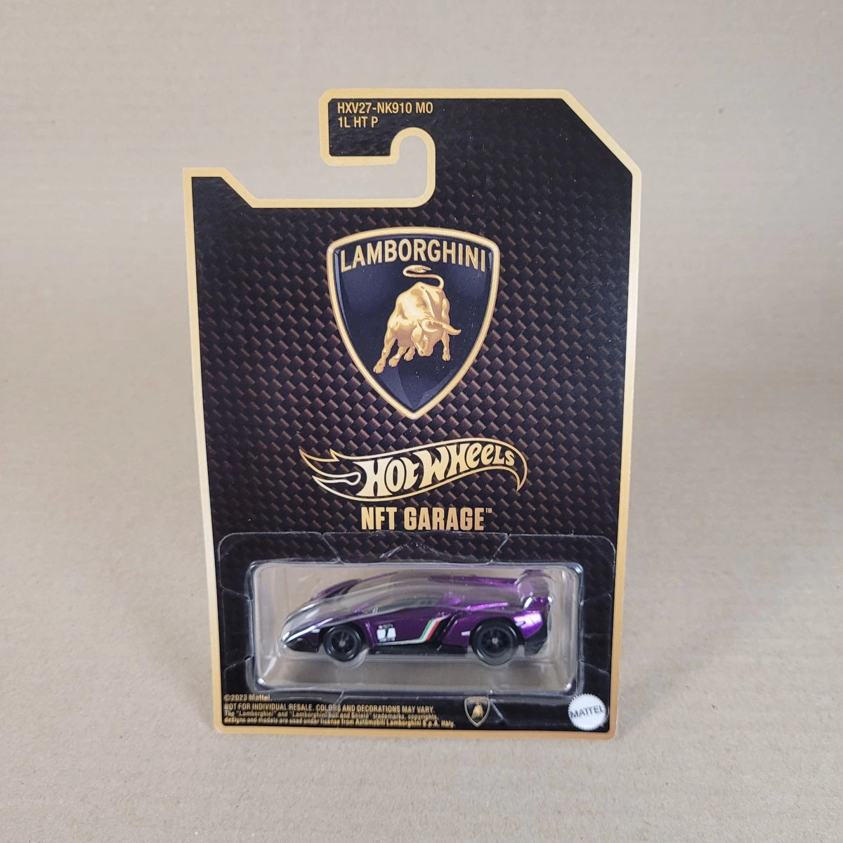 Hot Wheels NFTGarage Lamborghini Veneno Purple (See Picture)