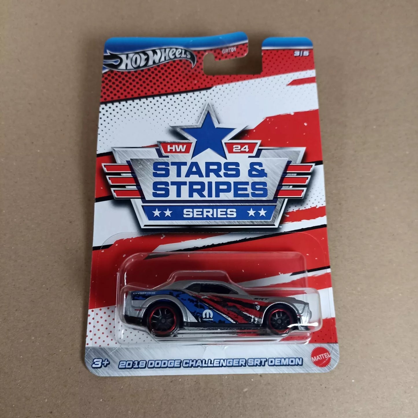 Hot Wheels Stars And Stripes Series - 2024 - Complete Full Set Of 5 GRT01