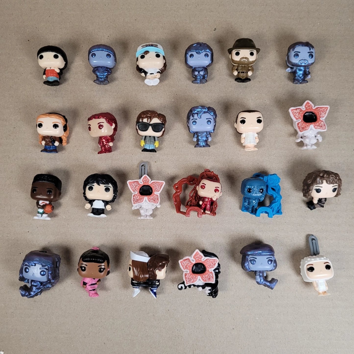 Kinder Joy Stranger Things Funko Pop Full Set Complete With Will Mini Figure