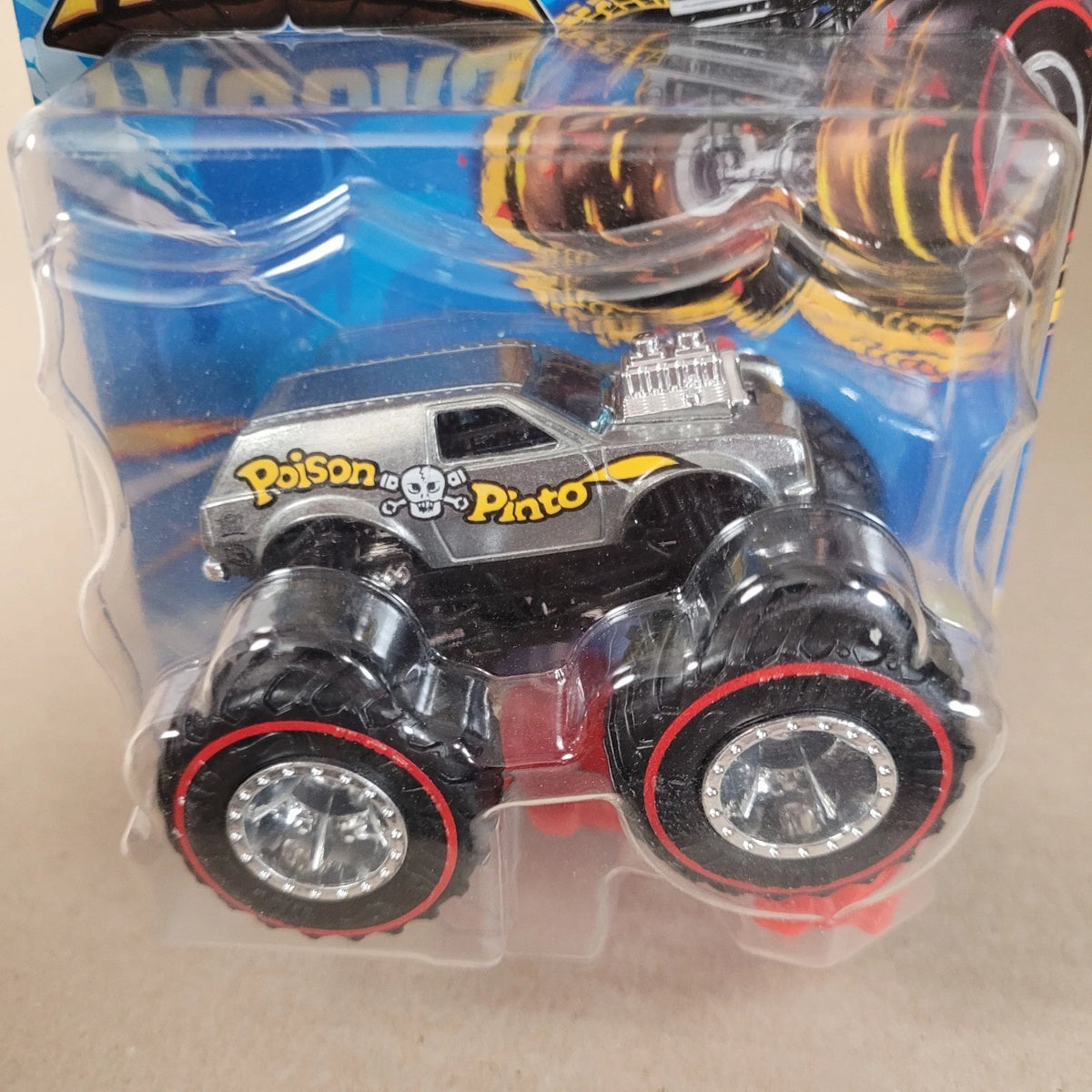 2024 Hot Wheels Treasure Hunt Poison Pinto Monster Trucks 2024 Chrome