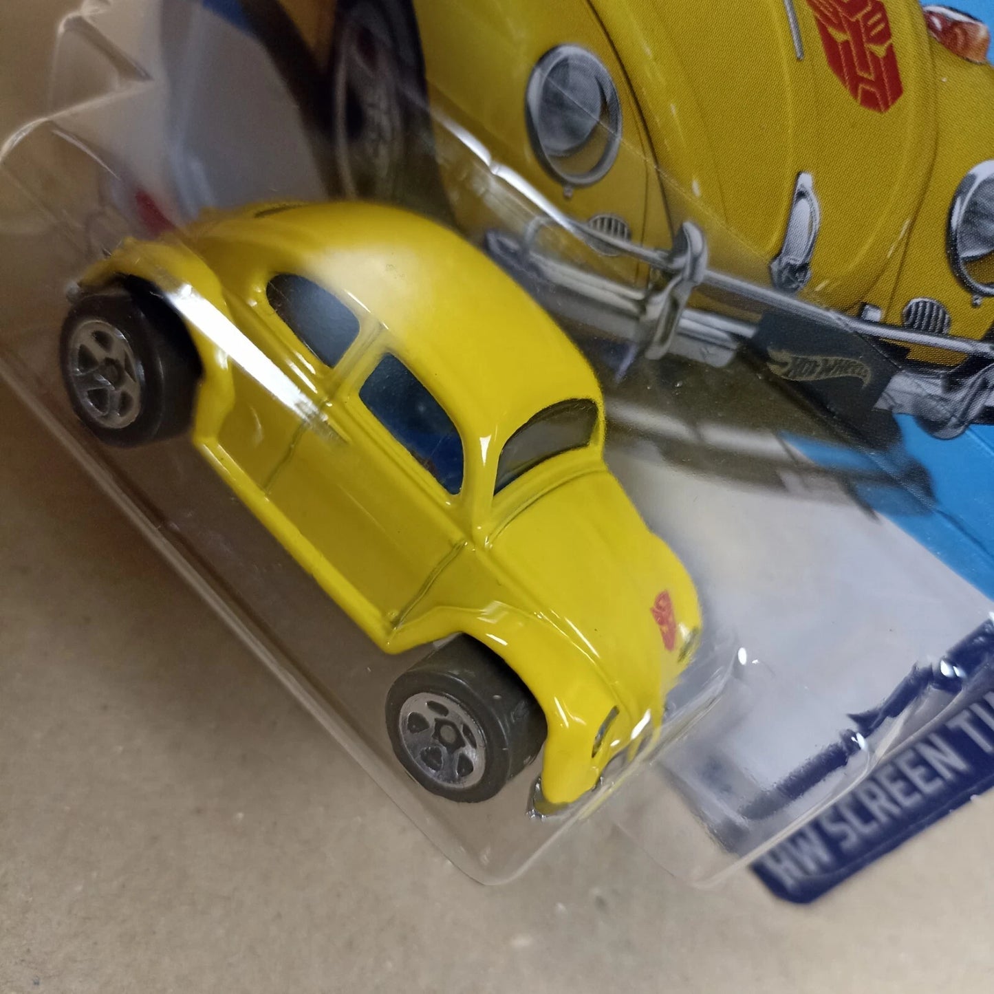 Hot Wheels 2024 Bumblebee Yellow Beetle VW Transformers #186/250 Short Card