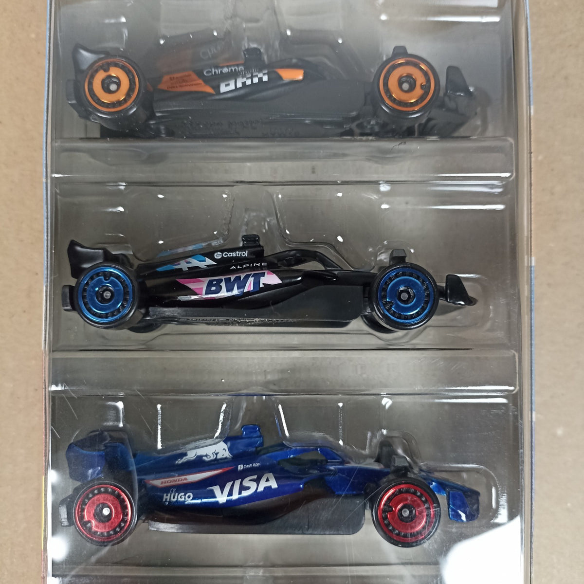 Hot Wheels 5-Pack Formula 1 F1 McLaren Alpine Sauber Haas – Auf Lager