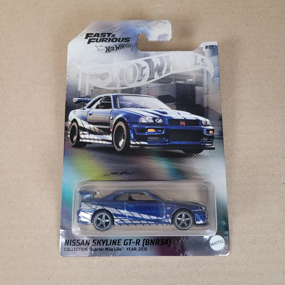 Hot Wheels NFTGarage Fast And Furious Nissan Skyline GT-R BNR34