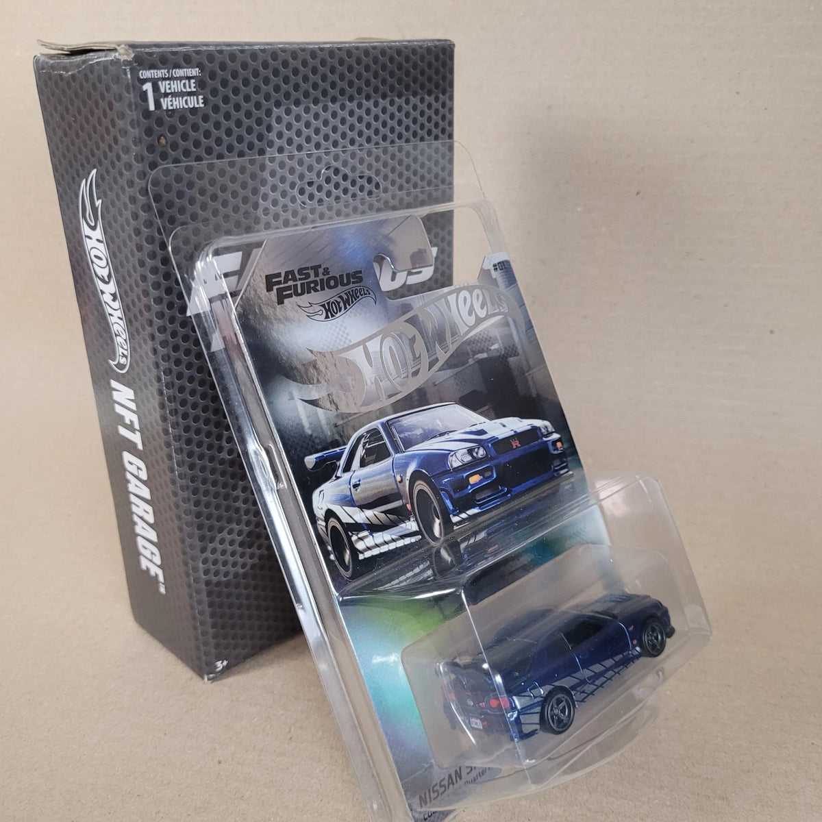 Hot Wheels NFTGarage Fast And Furious Nissan Skyline GT-R BNR34