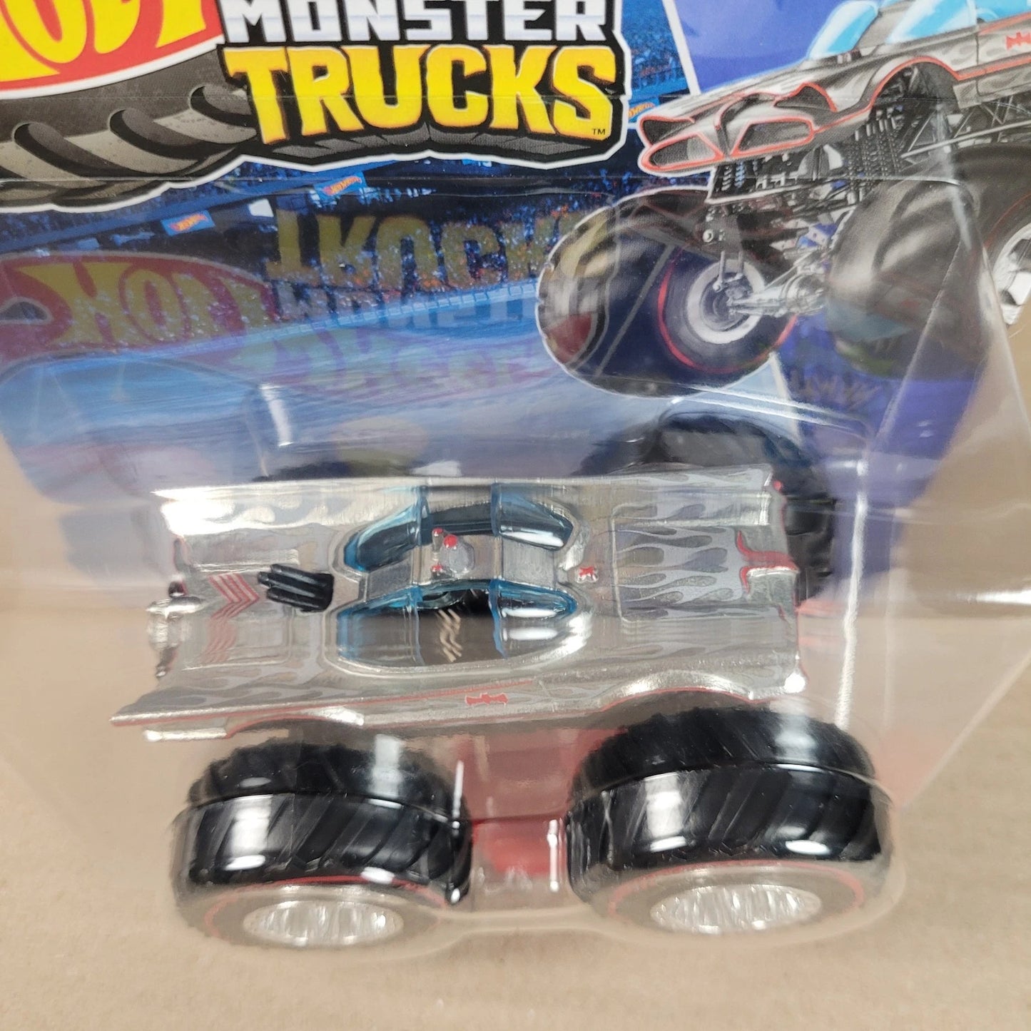 2025 Hot Wheels Monster Trucks Treasure Hunt Batman Batmobile ZAMAC TV Series FYJ44